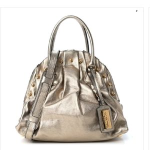 Vintage VALENTINO Calfskin Vanite Studded Dome Bag - as seen on Gossip Girl